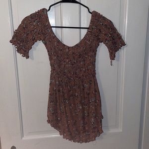 Free People Floral Top XS
